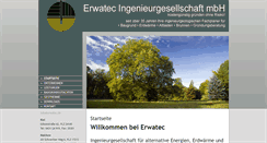Desktop Screenshot of erwatec.de